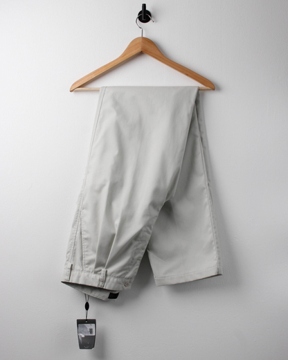 00s Nike Cream Pleated Trousers with Tags (32W 36L)