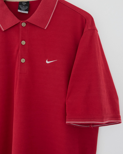 00s Nike Red Polo (M)