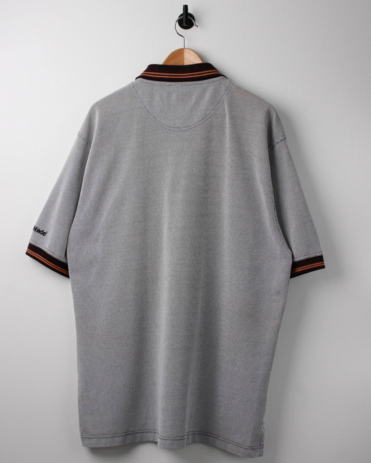 90s TaylorMade White & Orange Textured Polo (XL)