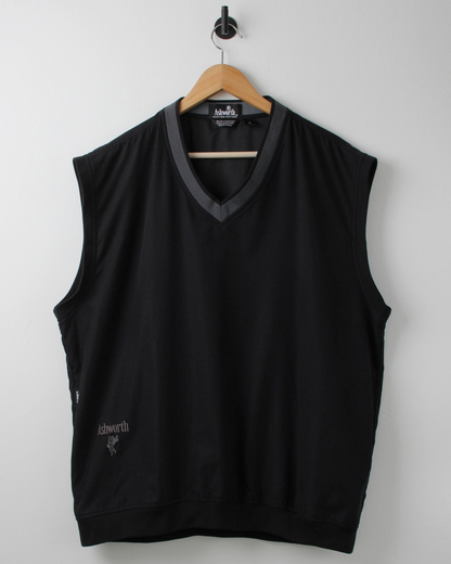 00s Ashworth Black & Grey Golf Vest (XL)