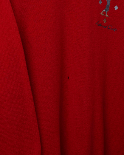 90s Lyle & Scott Red Graphic Knit (S)