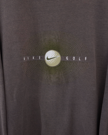 90s Nike Charcoal Graphic Heavyweight Sweatshirt (M)