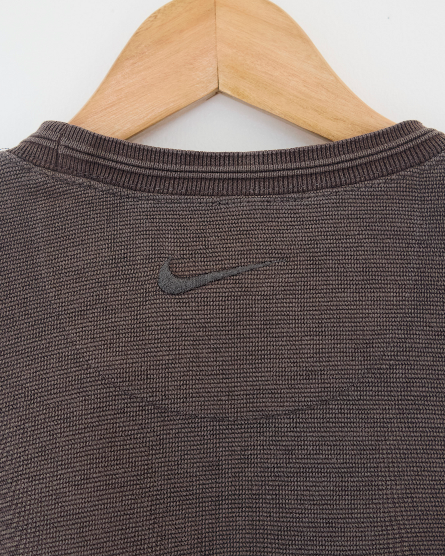 90s Nike Charcoal Graphic Heavyweight Sweatshirt (M)