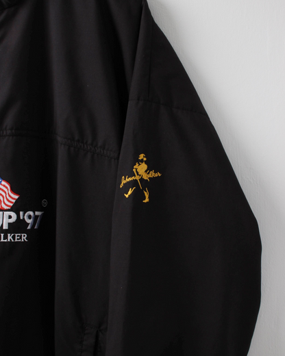 1997 Ryder Cup Johnnie Walker Black & Yellow Quarter Zip Windbreaker (XL)