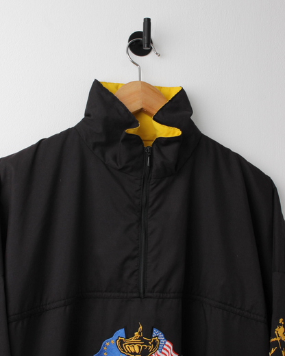 1997 Ryder Cup Johnnie Walker Black & Yellow Quarter Zip Windbreaker (XL)