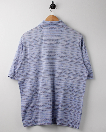 00s Nike Tiger Woods Violet Patterned Polo (S)