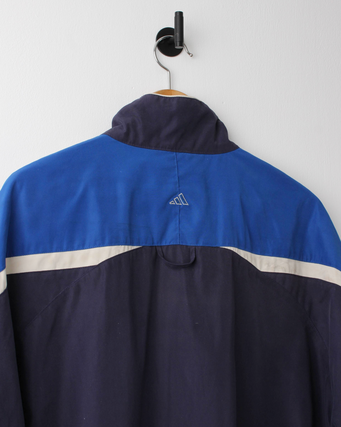 90s Adidas Blue Full Zip Heavyweight Jacket (M)