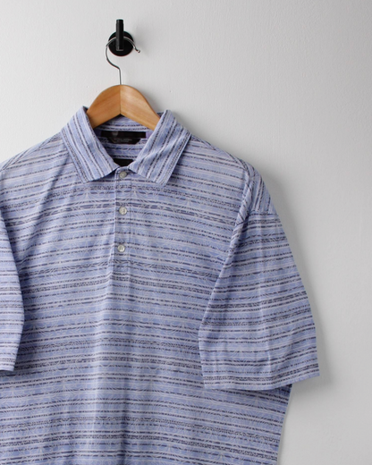 00s Nike Tiger Woods Violet Patterned Polo (S)
