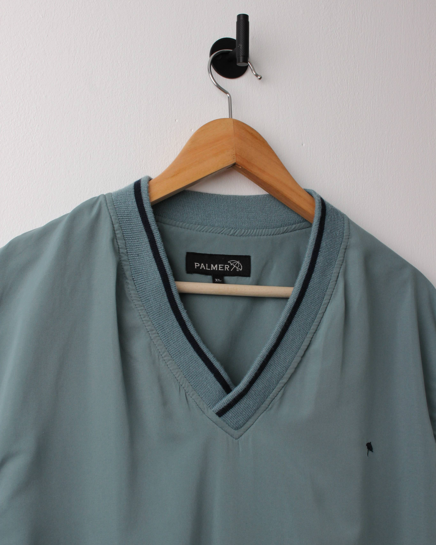 90s Palmer Turquoise Windbreaker Golf Vest (L)