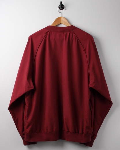 00s Nike Burgundy Crewneck Windbreaker (L)