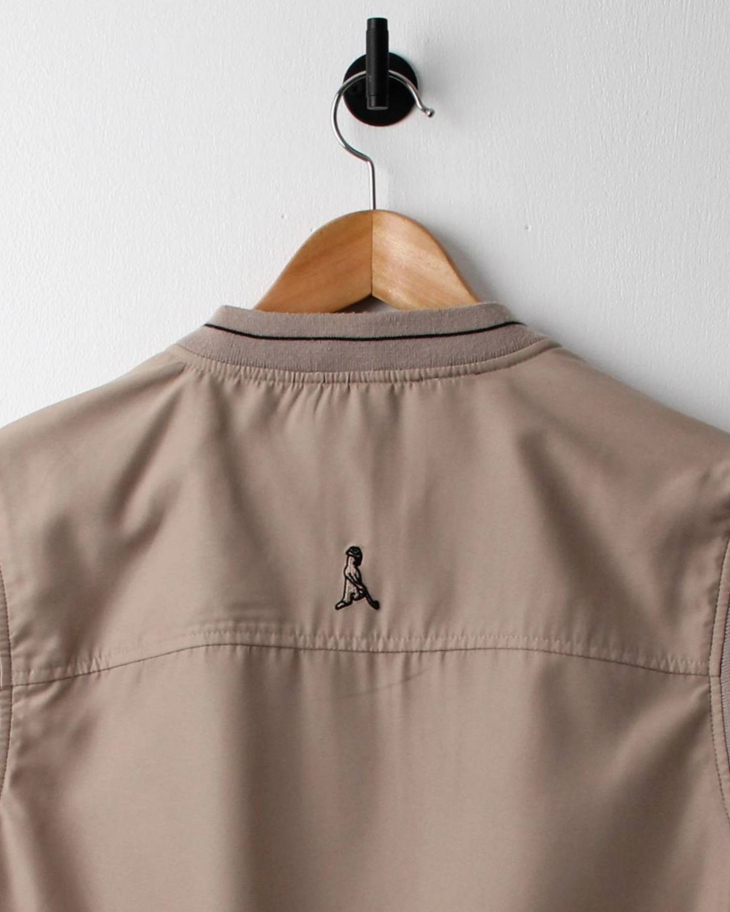 00s Ping ‘Mr Ping’ Logo Khaki Golf Vest (S)