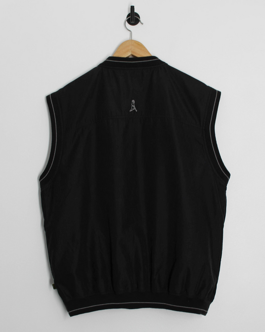 00s Ping ‘Mr Ping’ Black V-Neck Golf Vest (L)