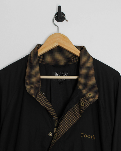 90s FootJoy Black/Brown Full Zip Jacket (L)