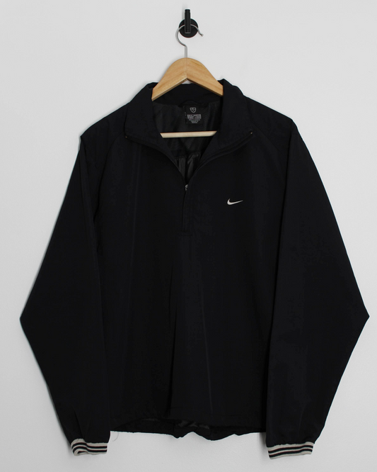 00s Nike Half Zip Black Jacket (S/M)