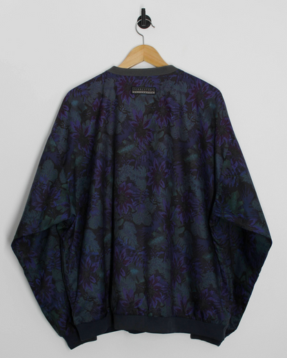 90s Forresters Springhouse Golf Club Abstract/Blue Reversible Windbreaker (L)
