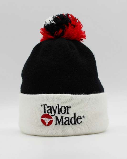 90s TaylorMade Bobble Beanie Hat