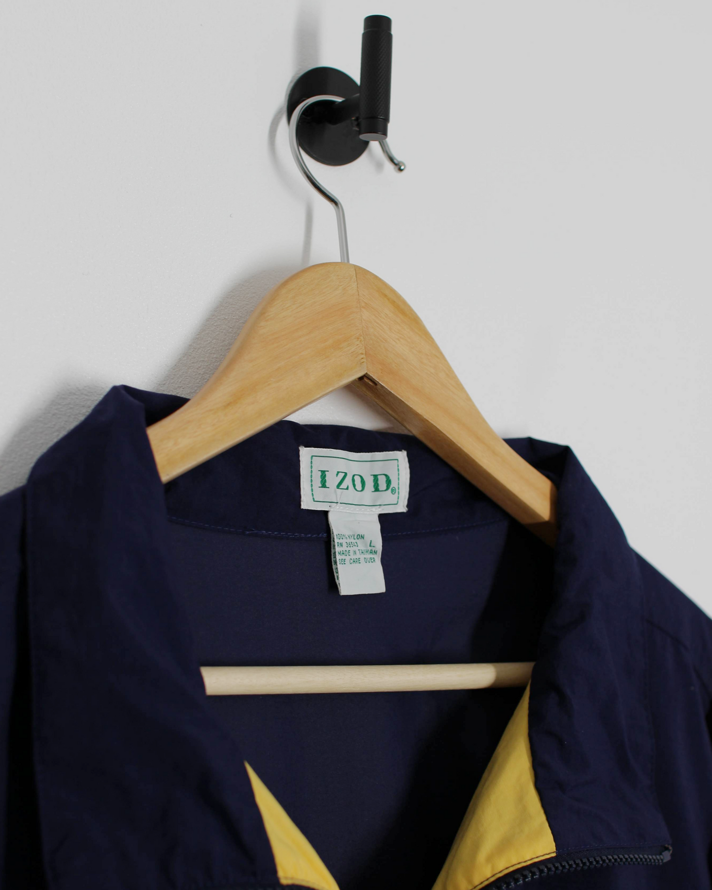 90s IZOD Colourblock Quarter Zip Windbreaker (XL)