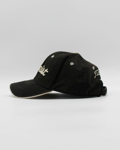 00s Titleist Black/Cream Cap