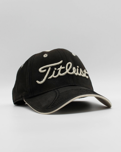 00s Titleist Black/Cream Cap