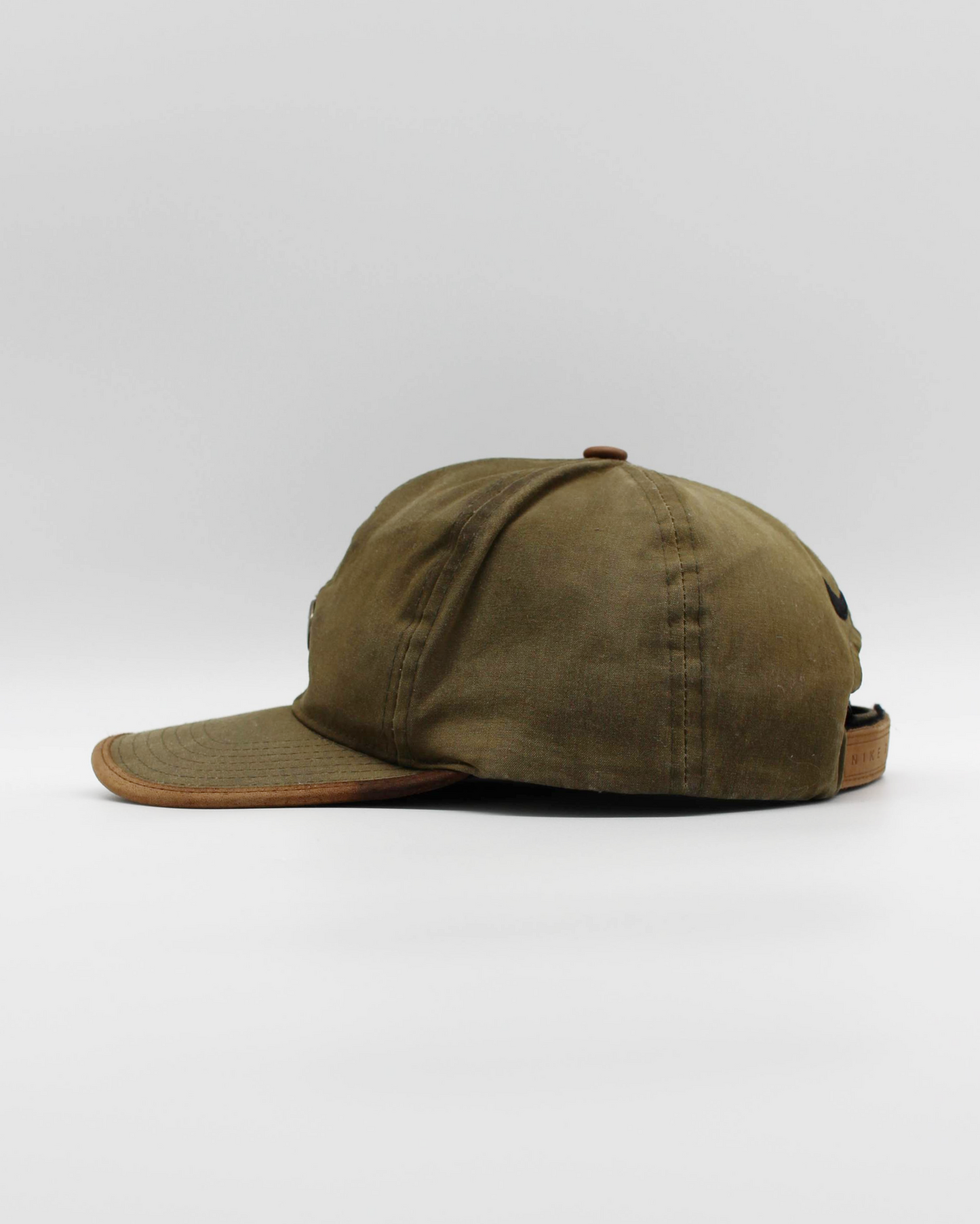 90s Nike Khaki Green Swoosh Cap