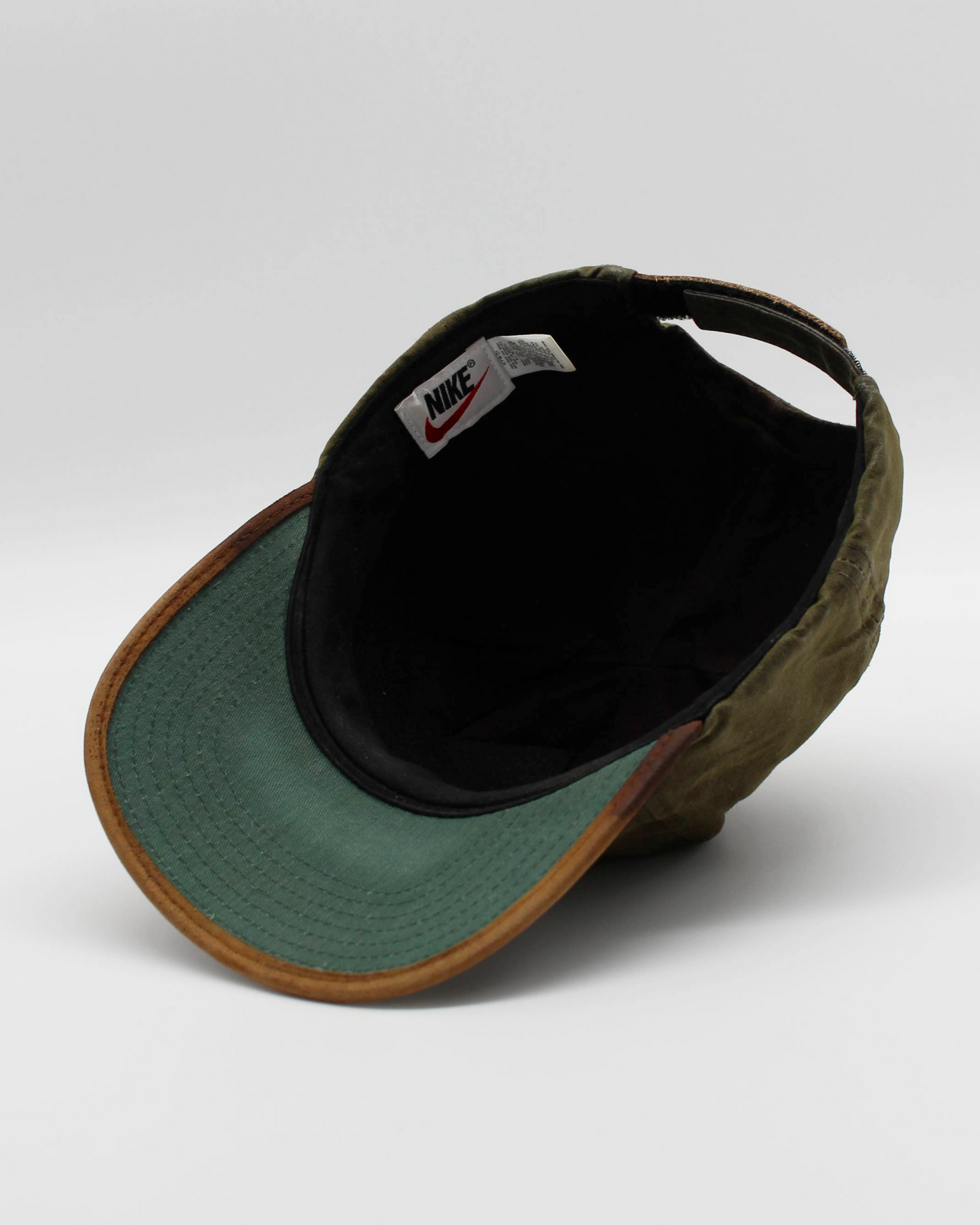 90s Nike Khaki Green Swoosh Cap