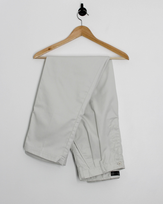 00s Nike Baggy Cream Pleated Trousers (30W 30L)