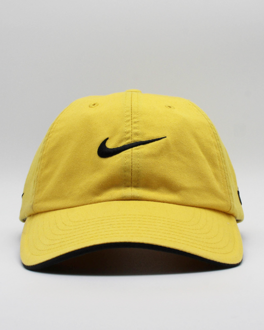 00s Nike SQ Yellow Cap with Tags
