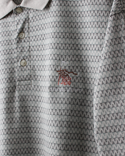 00s Nike Shield Logo Rancho La Quinta Abstract Polo (L)
