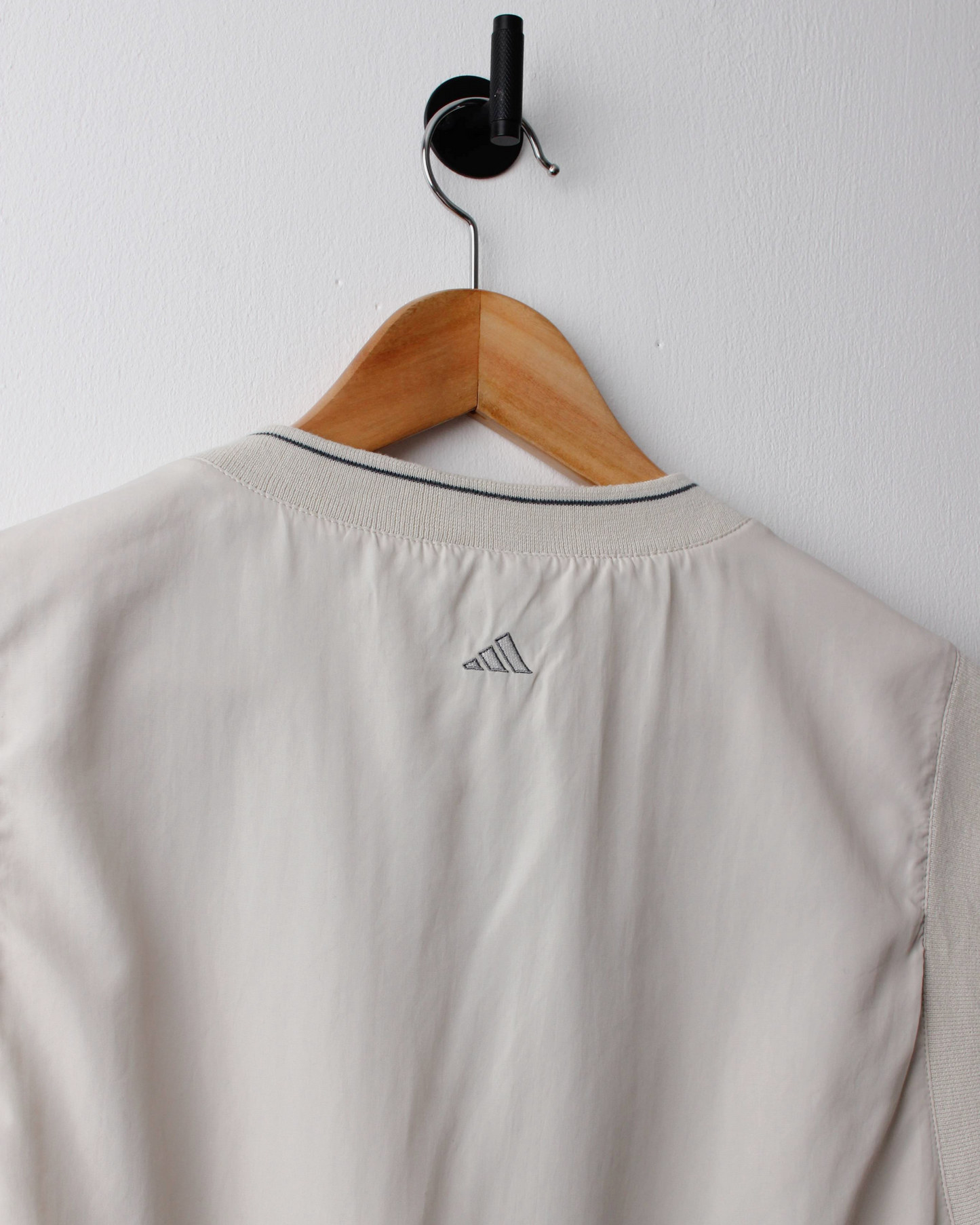 90s Adidas Golf Cream Windbreaker Golf Vest (S)