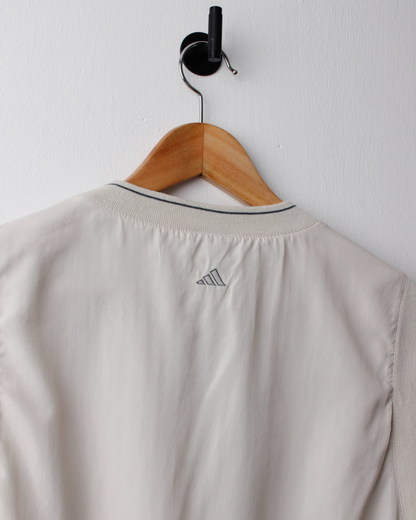 90s Adidas Golf Cream Windbreaker Golf Vest (S)