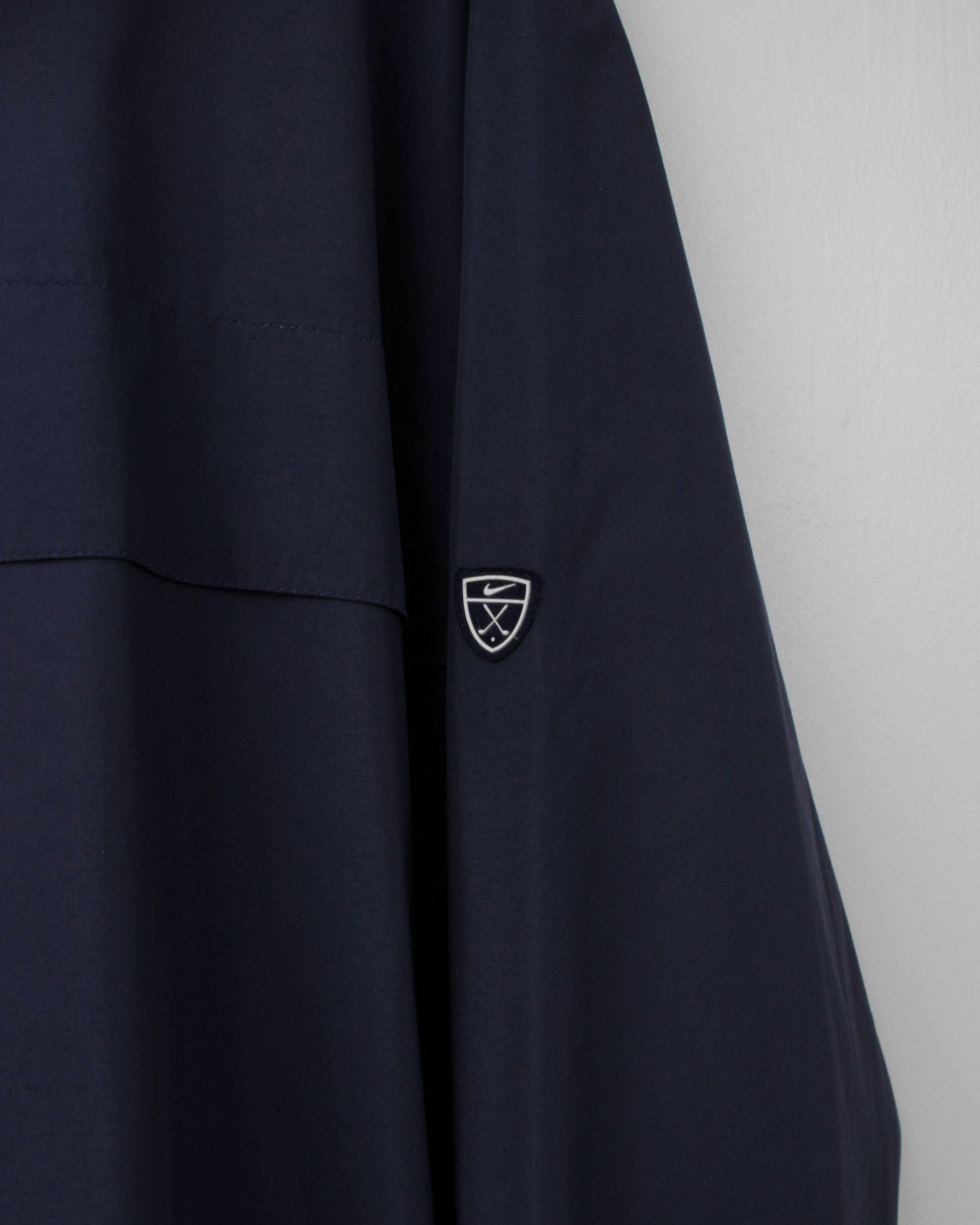 00s Nike Shield Logo Navy Quarter Zip Jacket (XL)