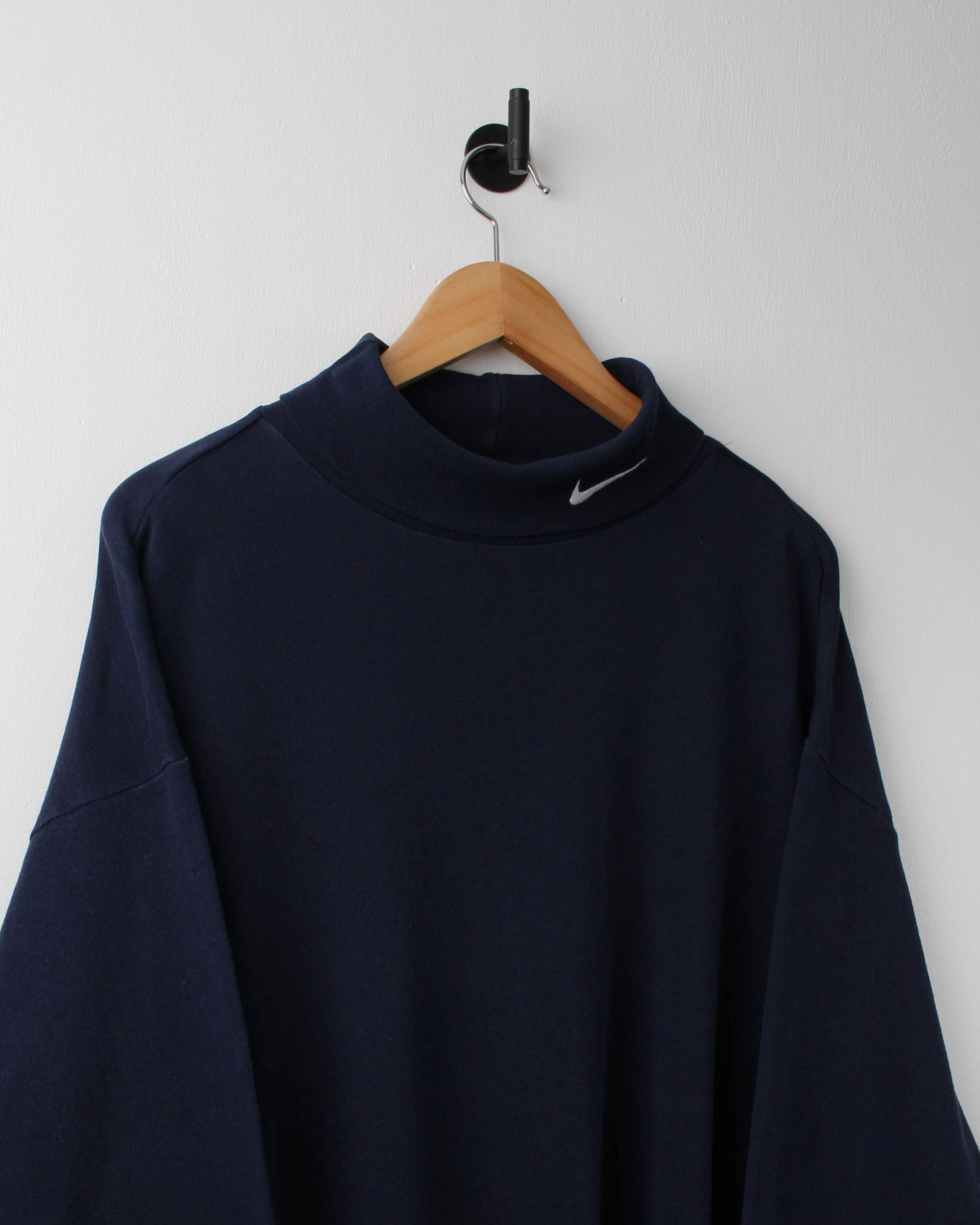 90s Navy Long Sleeve Turtle Neck Golf Top (XXL)
