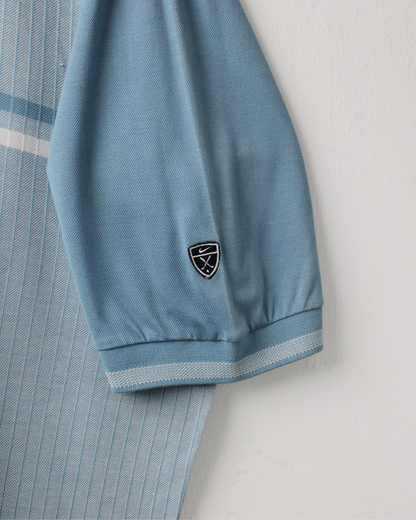 00s Nike Light Blue Dual Tone Polo with Tags (XL)