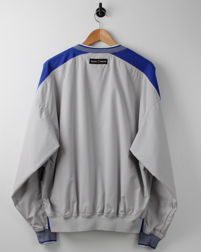 90s TaylorMade Cream & Blue Windbreaker (M)