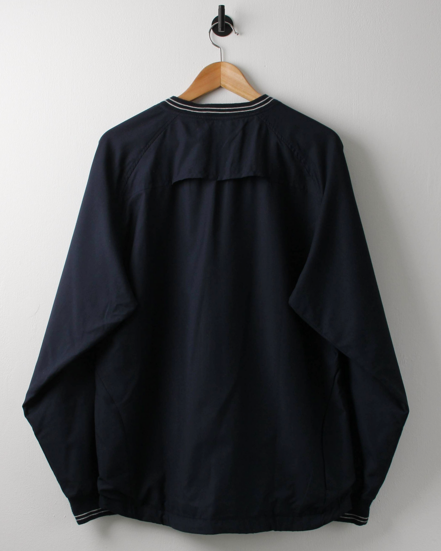 00s Nike Navy V-Neck Windbreaker (M)