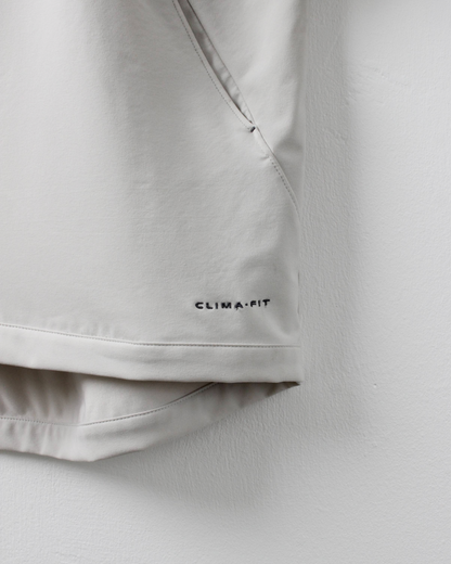 00s Nike Cream Full Zip Short Sleeve Windbreaker (M)