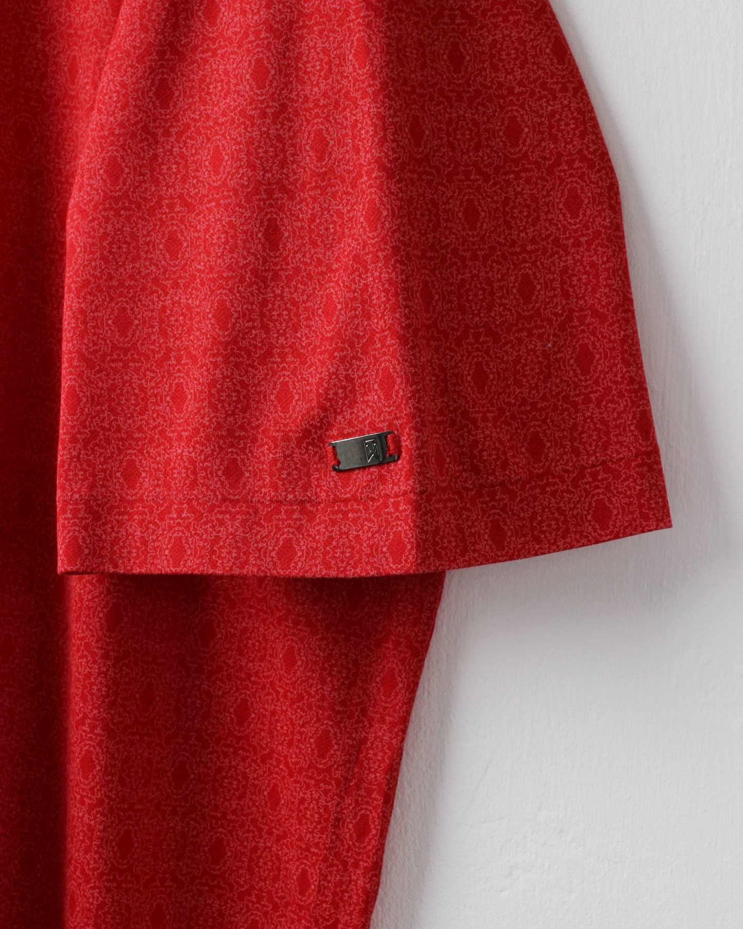 00s Nike Tiger Woods Red Patterned Polo (XL)