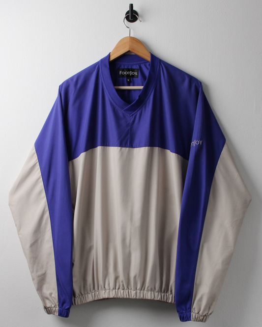90s FootJoy Blue & Cream Windbreaker (M)