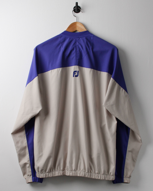 90s FootJoy Blue & Cream Windbreaker (M)
