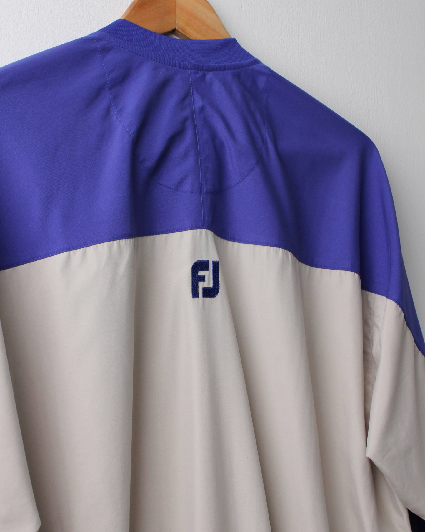 90s FootJoy Blue & Cream Windbreaker (M)