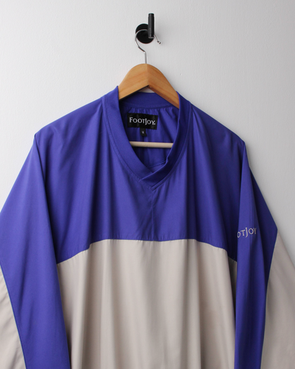 90s FootJoy Blue & Cream Windbreaker (M)