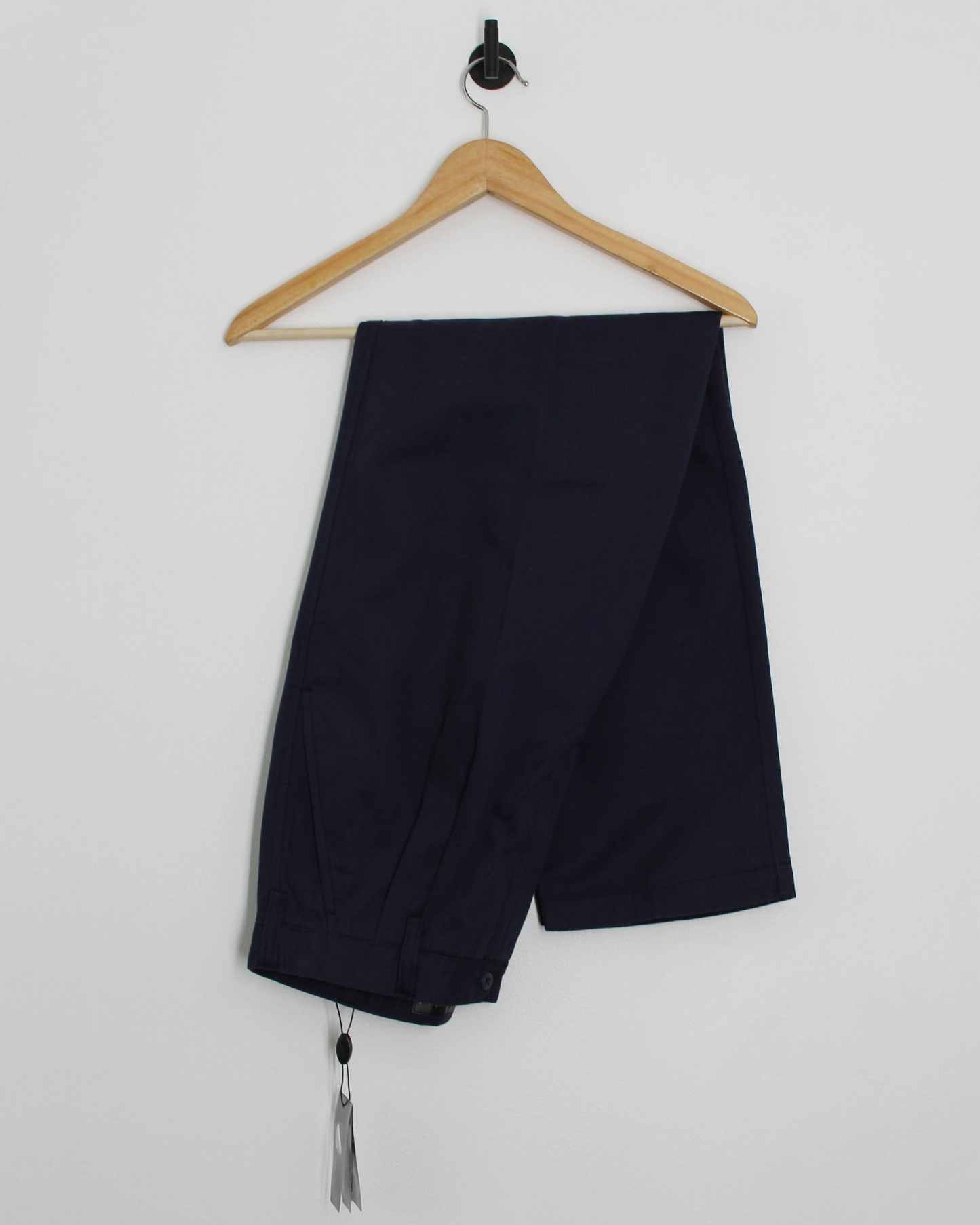 00s Nike Baggy Navy Pleated Trousers with Tags (32W 30L)