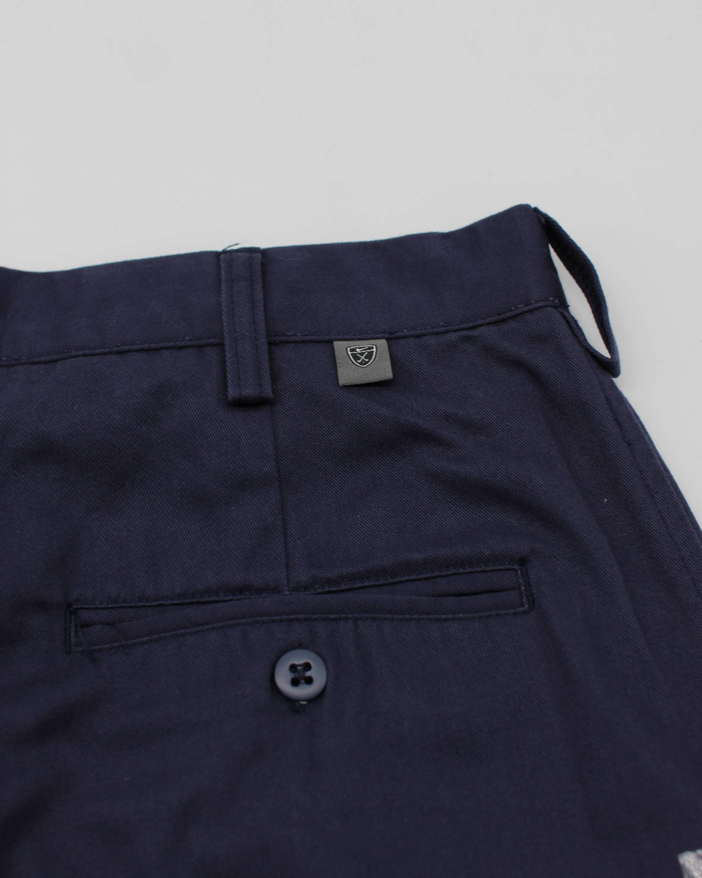 00s Nike Baggy Navy Pleated Trousers with Tags (32W 30L)