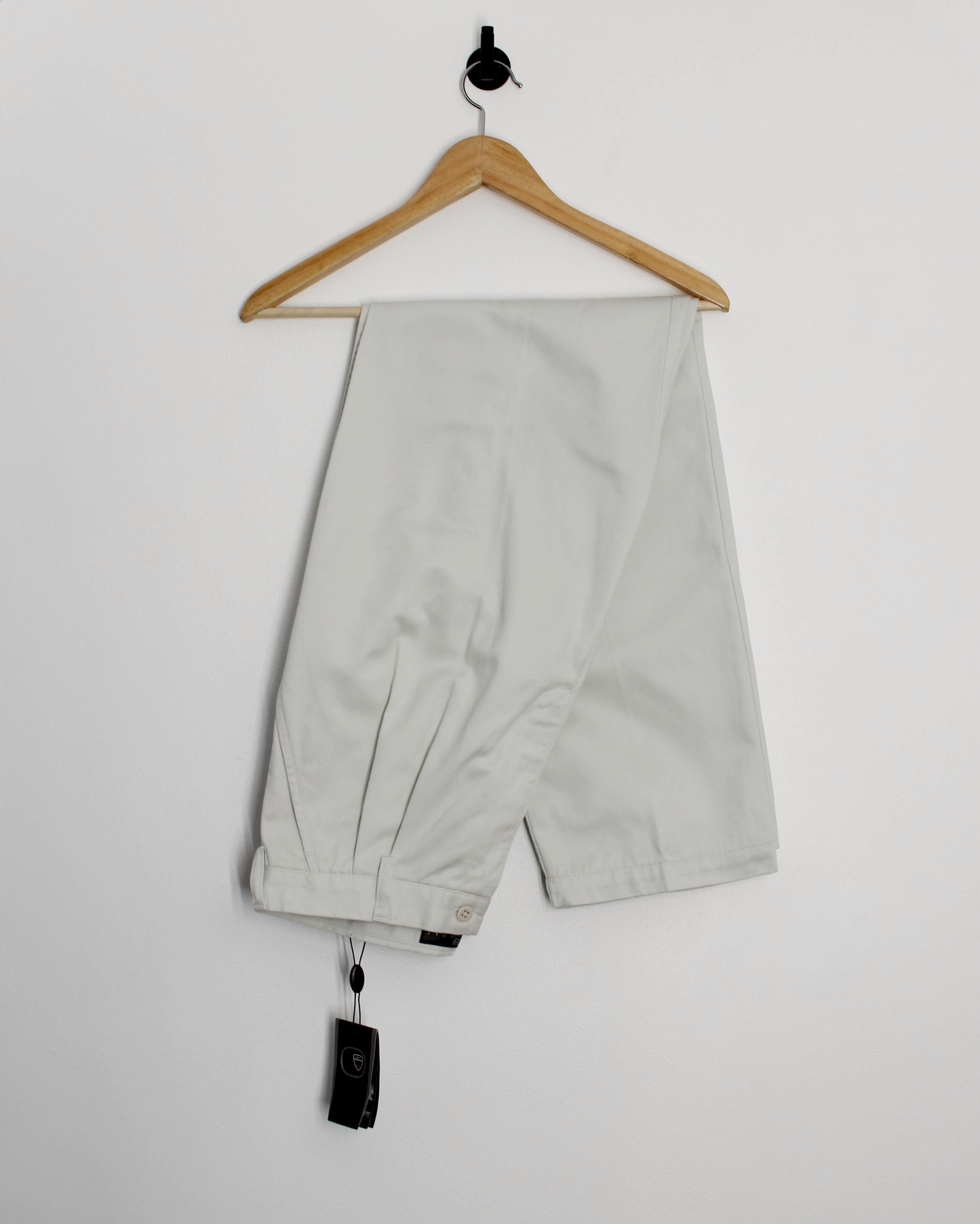 00s Nike Baggy Cream Pleated Trousers with Tags (32W 32L)