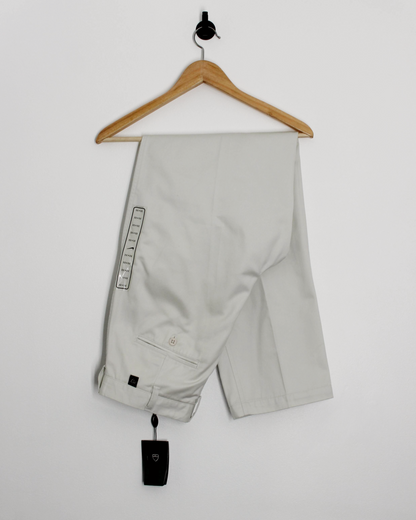 00s Nike Baggy Cream Pleated Trousers with Tags (32W 32L)