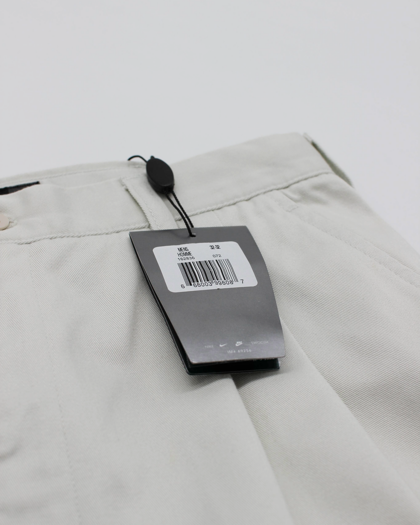 00s Nike Baggy Cream Pleated Trousers with Tags (32W 32L)