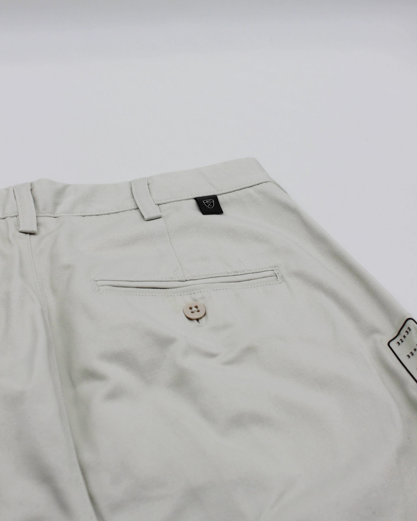 00s Nike Baggy Cream Pleated Trousers with Tags (32W 32L)