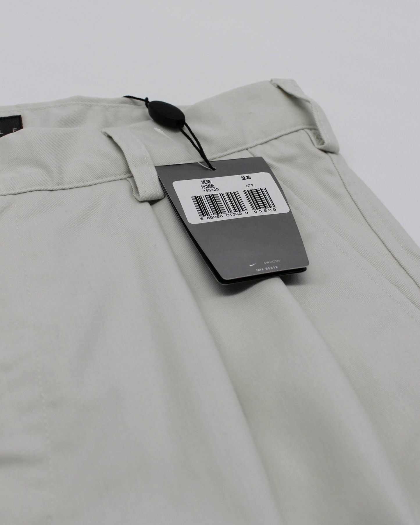 00s Nike Baggy Cream Pleated Trousers with Tags (32W 36L)