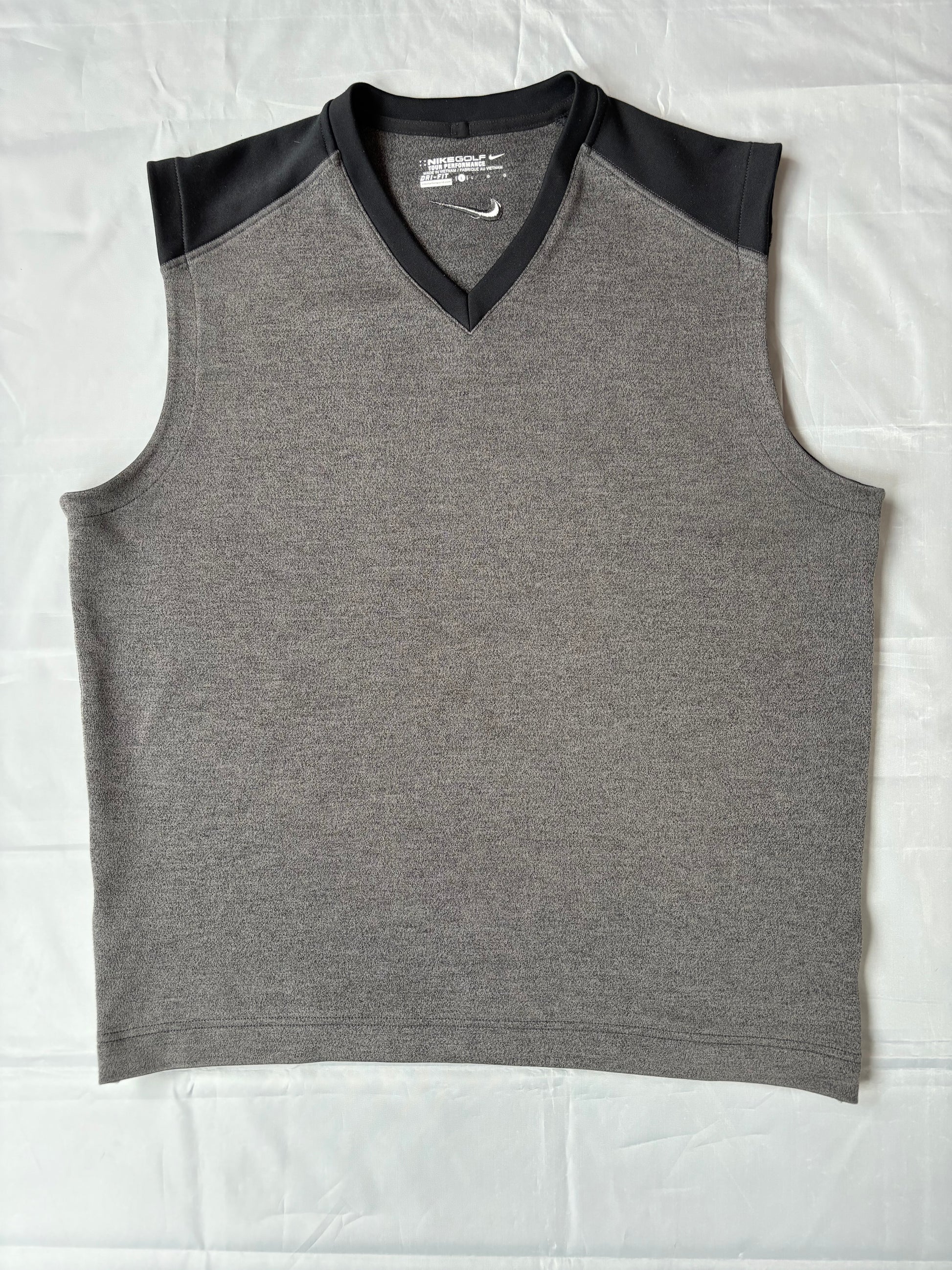 Nike Tour Performance Grey Golf Vest (L) - Generation Mulligan