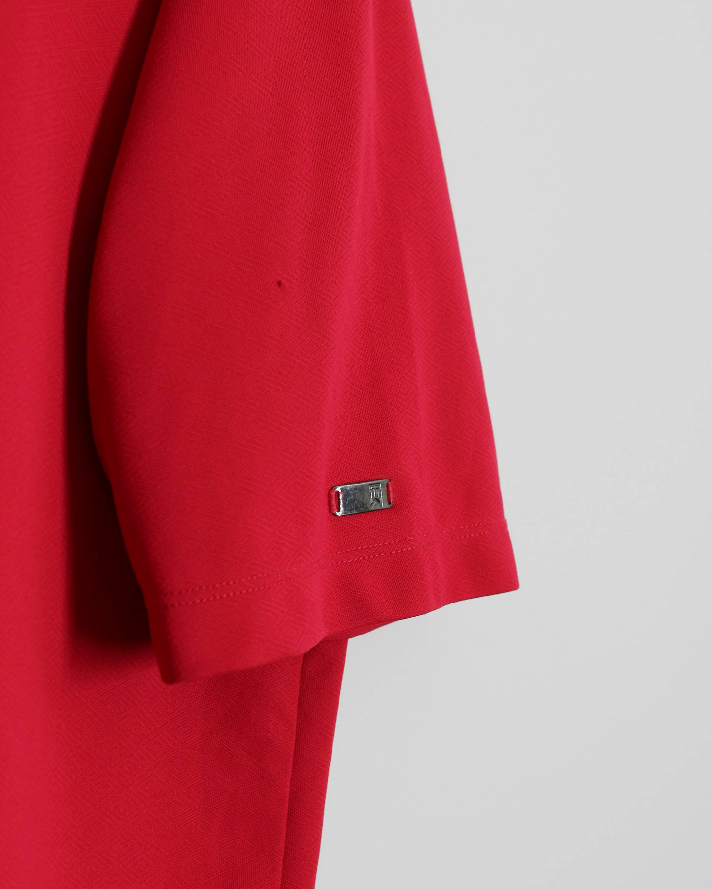 00s Nike Tiger Woods Red Mock Neck Golf Top (M)